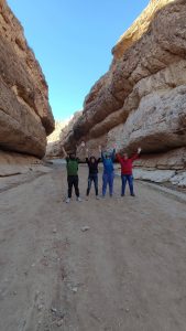 oasi di montagna nel sud della Tunisia - grand canyon