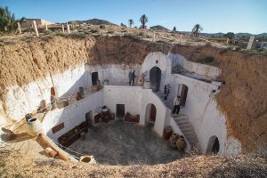 casa troglodita a Matmata in Tunisia